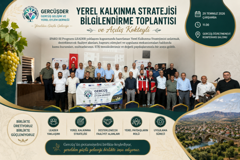 YEREL KALKINMA STRATEJİSİ BİLGİLENDİRME TOPLANTISI GERÇEKLEŞTİRİLDİ